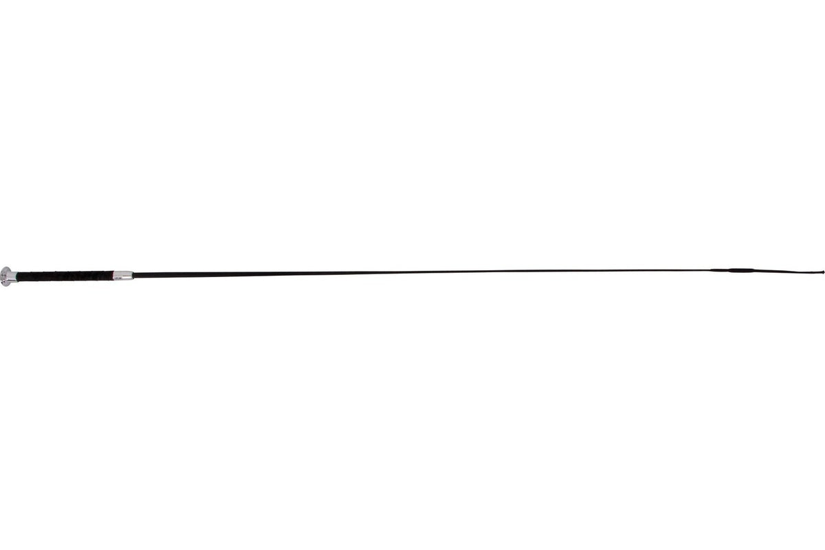 Fleck Silk Touch Dressage Whip - Chrome