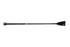 Fleck Wrapped Leather Handle Riding Whip - Black