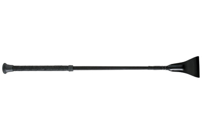 Fleck Wrapped Rubber Grip Whip - Black