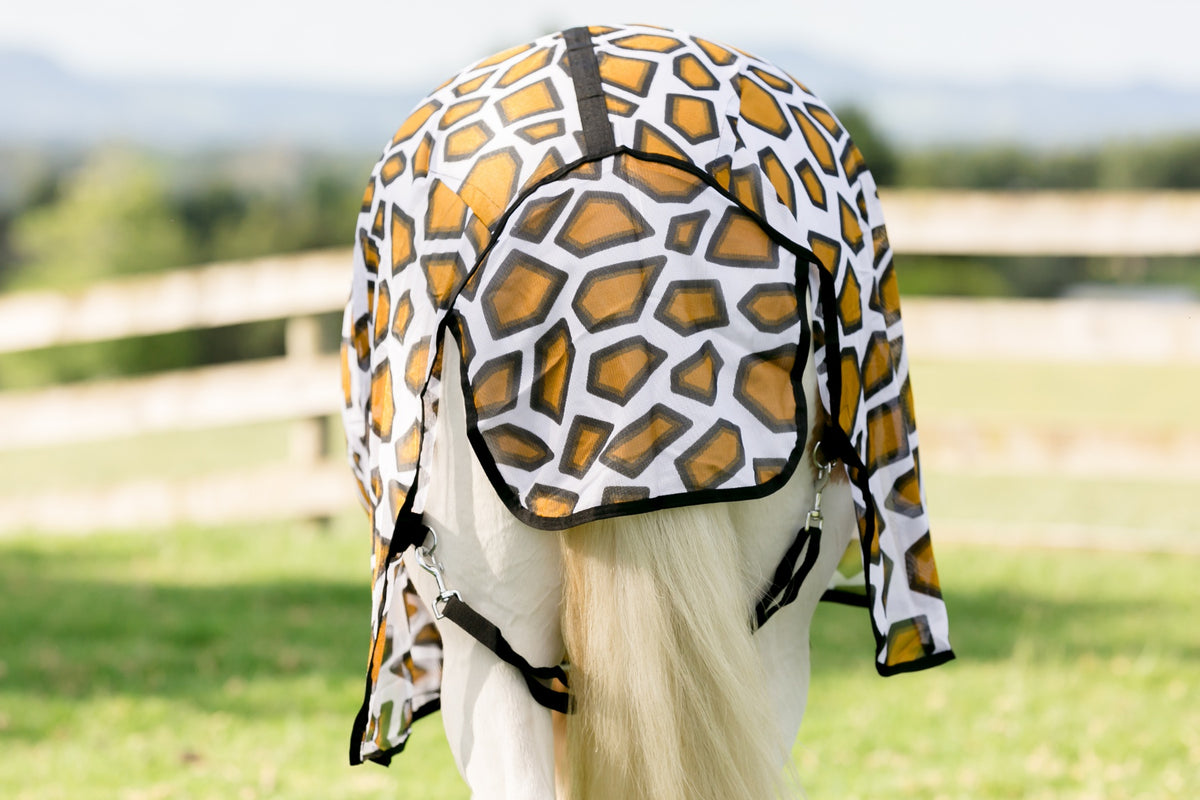 NZ Tack Giraffe Mesh Fly Combo - Tail