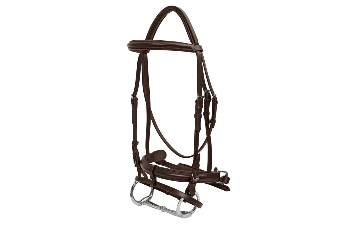 Platinum Dressage Raised Hanoverian Crank Bridle - 2