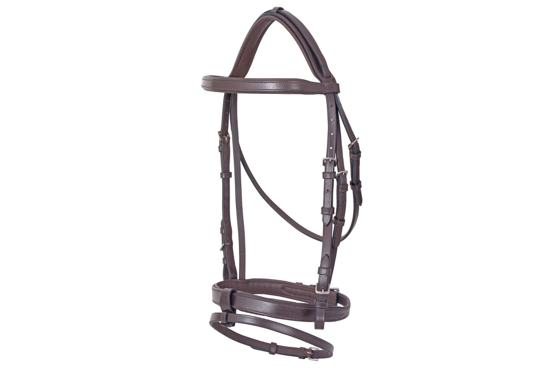 Platinum Flat Padded Hanoverian Bridle - 2