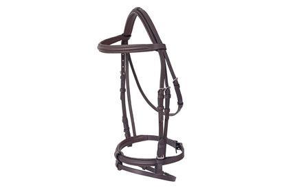 Platinum Raised Padded Hanoverian Bridle - 2