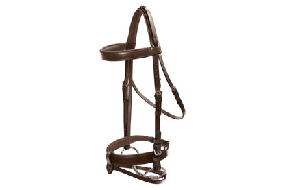 Platinum Wide Padded Hunt Bridle - 2