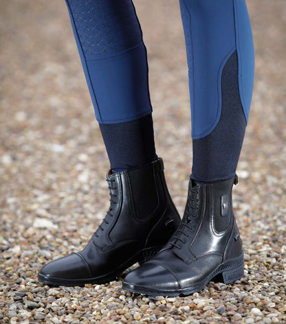 Premier Equine Denver Ladies Leather Paddock/Riding Boot - Black - 5