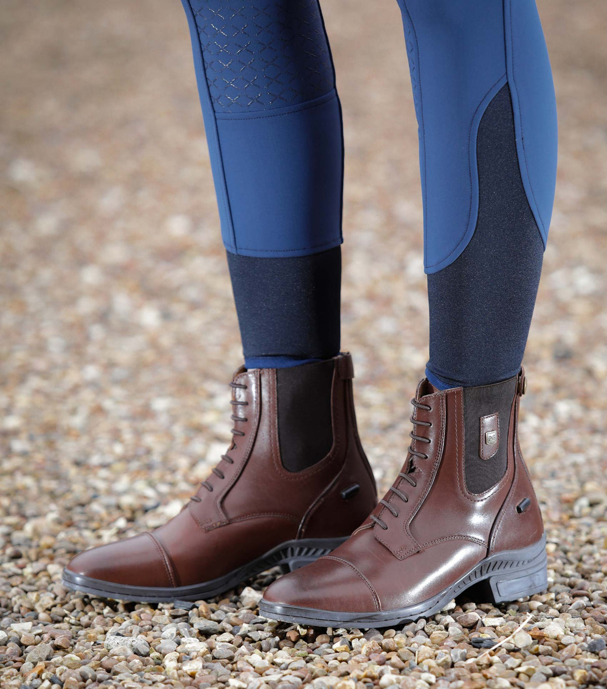 Premier Equine Denver Ladies Leather Paddock/Riding Boot - Brown - 5